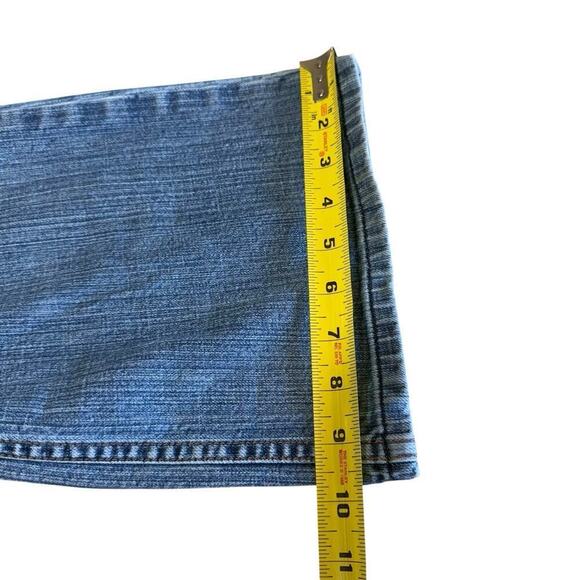 Express X2-W4 Low Rise Boot Leg Regular Fit Denim Jeans Womens 12 Casual - Picture 11 of 11